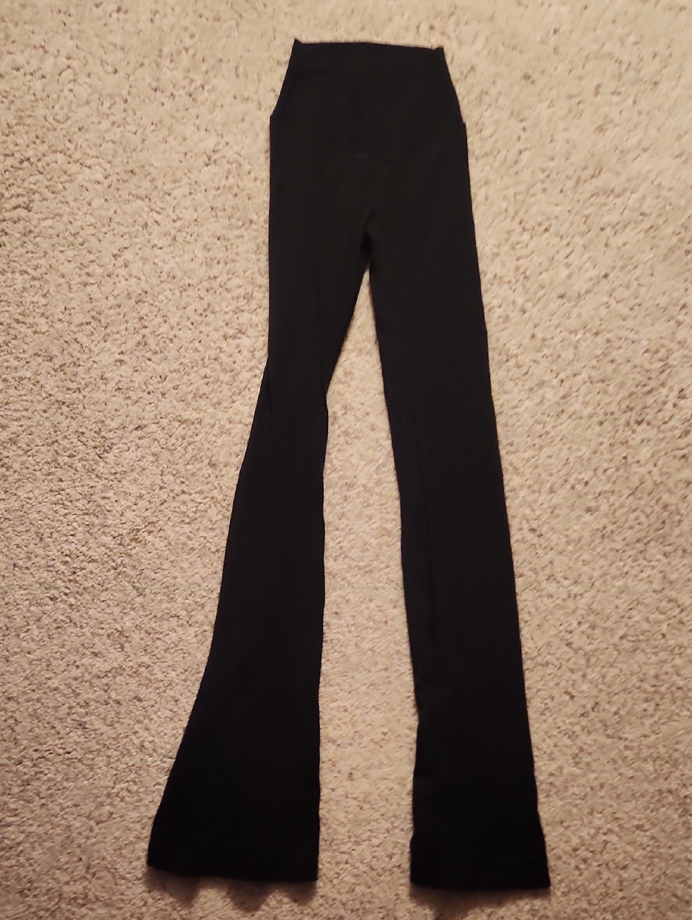 Aerie Women's Black High-V Waist Flared Pants, Size XS